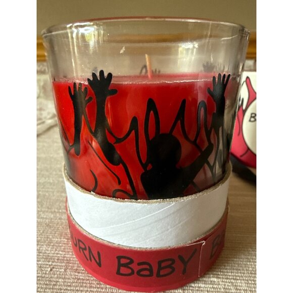 "Ex Boyfriends Burn In Hell" Candle In Glass Jar With Box - Red Gift Girlfriends - Picture 3 of 11